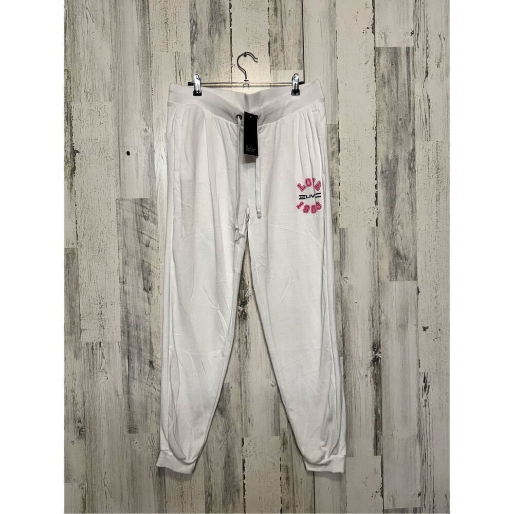 White joggers size 1XL